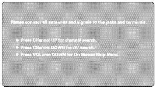 SANYO DP42849 - ON SCREEN HELP MENU - 3