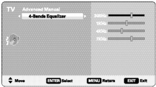 SANYO DP42849 - MANUAL SOUND SETTINGS - 8