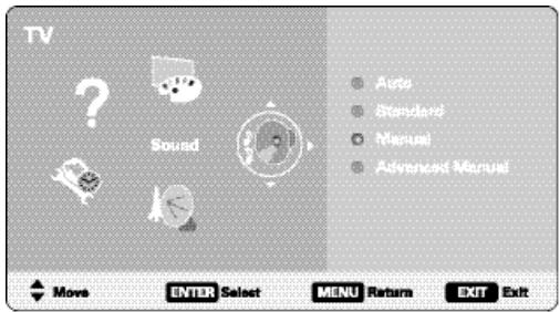SANYO DP42849 - MANUAL SOUND SETTINGS - 6