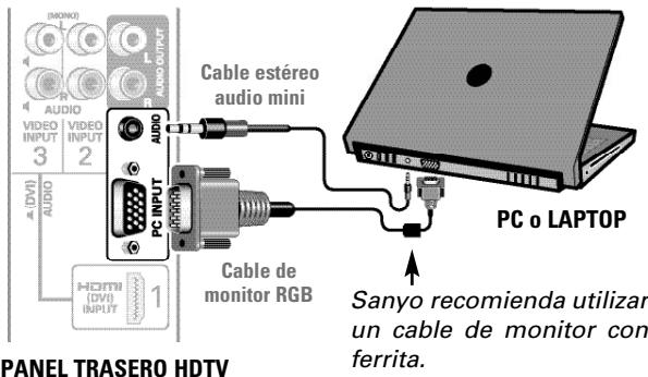 SANYO DP42849 - CONEXIONES Y CONFIGURACION DE PC - 5