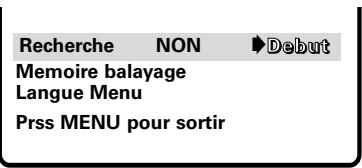 SANYO DS31520 - Réinitialisation du mode d'antenne / de la télé par câble et de la recherche des CANAUX - 1