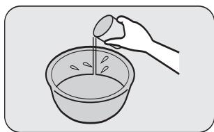 SANYO ECJ-N55F - Ajoutez environ 300 ml (1 1/2 tasse) d'eau dans le pot intérieur. - 1