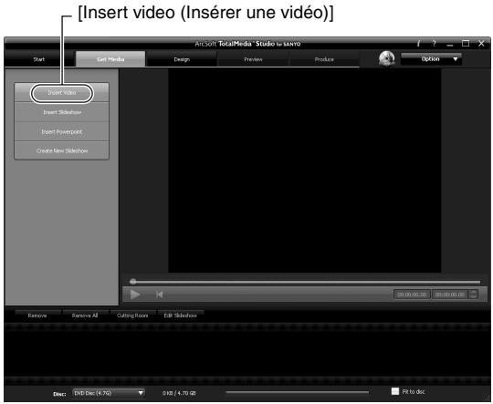 SANYO VPC-SH1TA - Cliquez sur [New DVD project (Nouveau projet de DVD)]. - 1