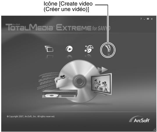 SANYO VPC-WH1 - Double-cliquez sur l'icône [TotalMedia Extreme] située sur le bureau. - 1