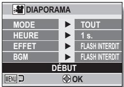 SANYO XACTI VPC-CA9 - Modification d'un réglage - 1