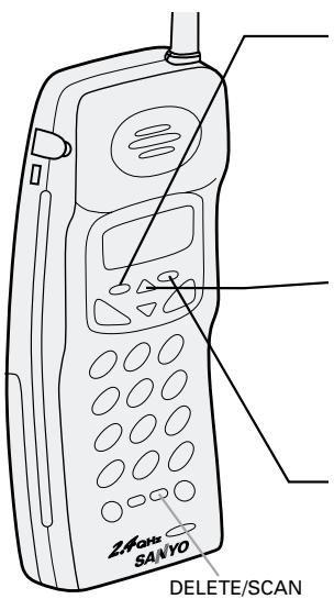 SANYO CLT-2425 - Effacement d'un nom ou d'un numéro de téléphone mémorisé - 1