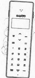SANYO CLT-D6623 - UTILISATION ET MANIPULATION DU TÉLÉPHONE À CLAVIER - 1