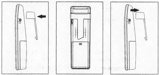 SANYO CLT-D6623 - Fixation de l'attache de ceinture - 1
