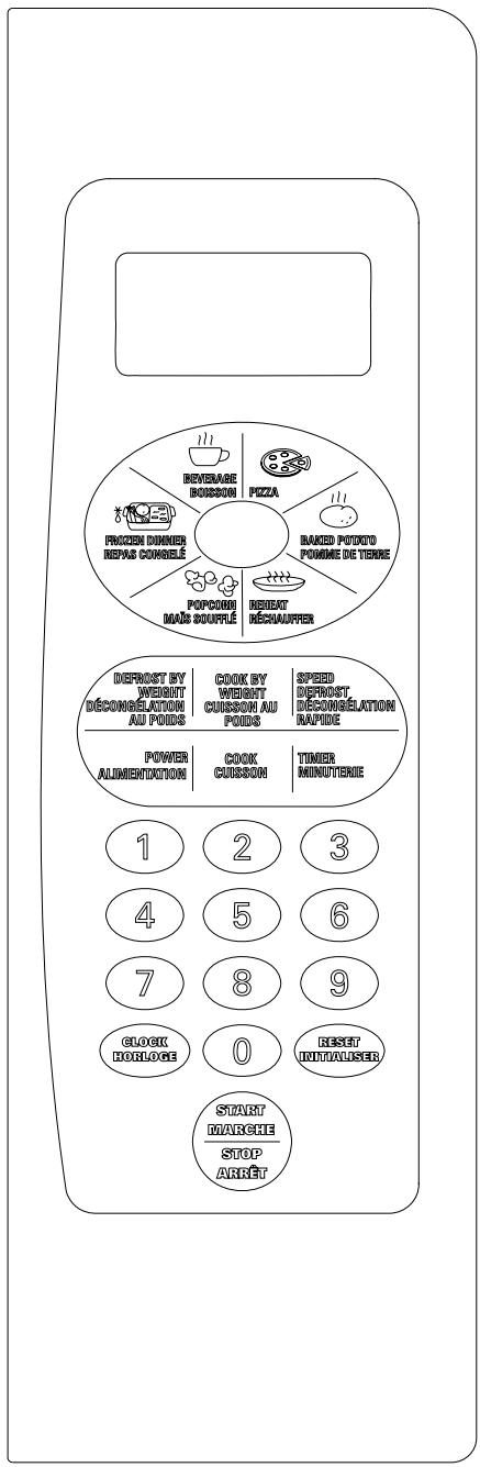 SANYO EM-S7595S - PANNEAU DE COMMANDE - 1