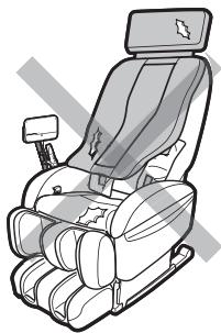 SANYO HEC-DR8700K - Vérifiez le rembourrage du fauteuil de massage. - 2