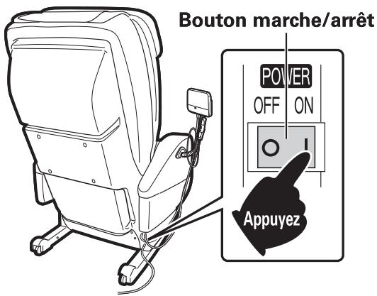 SANYO HEC-DR8700K - Branchez le fauteuil de massage. - 1