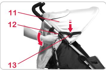 BRITAX B-LITE - Pour monter le panier 32,proceder comme suit: - 7