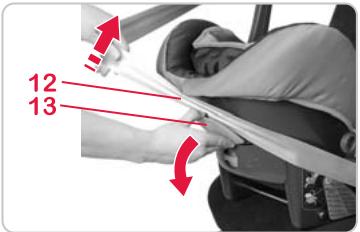 BRITAX BABY-SAFE PLUS SHR II - Démontage de la coque pour bébé - 2