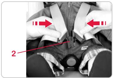 BRITAX BABY-SAFE PLUS SHR II - Voici comment adapter la hauteur de l'appui-tête 16 à la taille de votre bébé : - 2