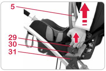 BRITAX BABY-SAFE PLUS SHR II - Fixation de la coque pour bébé sur une poussette - 5