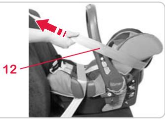 BRITAX BABY-SAFE PLUS SHR II - Comment fixer votre coque pour bébé au moyen de la ceinture 3 points de votre voiture : - 3