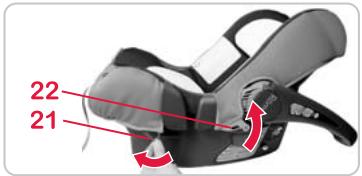 BRITAX BABY-SAFE PLUS SHR II - Retrait de la housse - 1