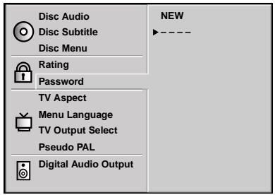 NAD L55EN - SETTING YOUR PASSWORD (DVD ONLY) - 1