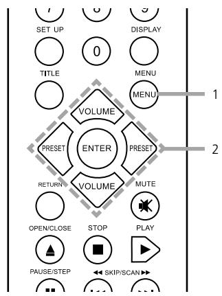 NAD L55EN - DVD USING A DVD MENU - 1