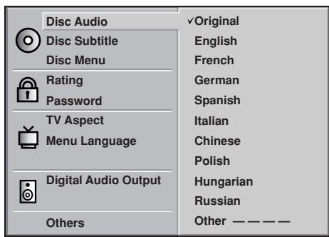 NAD T531 - Pour quitter le menu de CONFIGURATION [SETUP] - 2