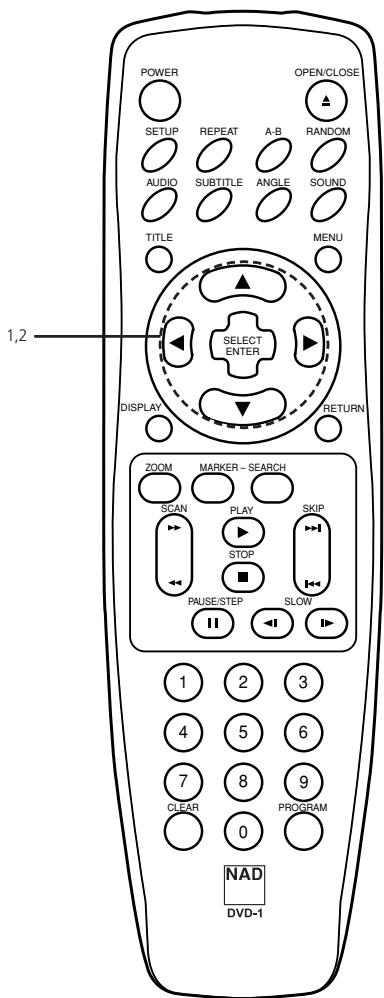 NAD T531 - Pour quitter le menu de CONFIGURATION [SETUP] - 4