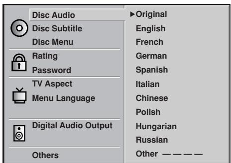 NAD T531 - Pour quitter le menu de CONFIGURATION [SETUP] - 1