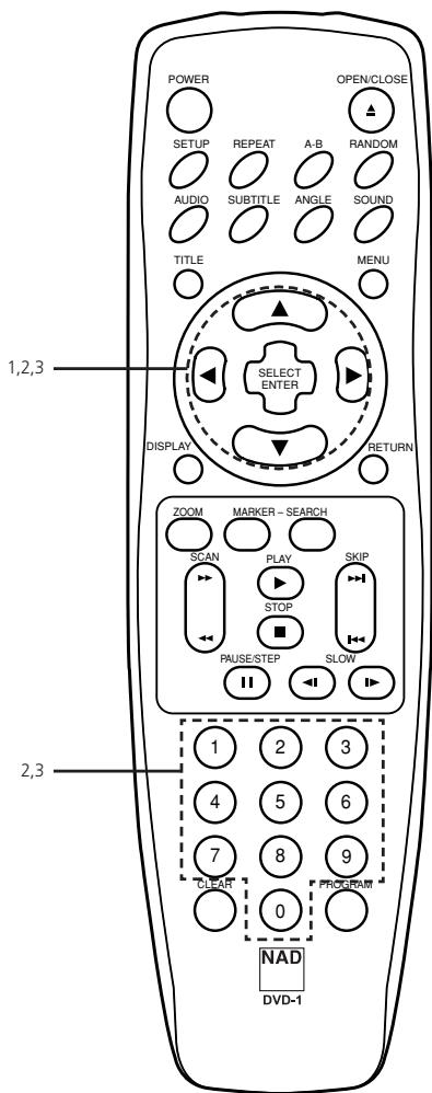 NAD T531 - POUR EFFACER VOTRE MOT DE PASSE À QUATRE CHIFFRES - 1