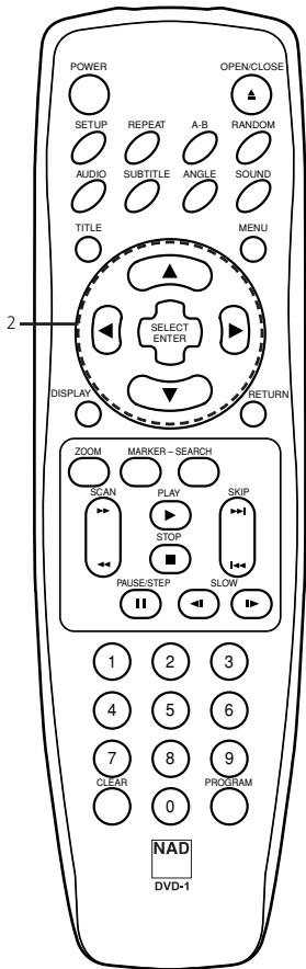NAD T531 - MÉMORISATION DE LA CONFIGURATION DES DVD DEJA VISIONNÉS (MÉMOIRE D'ÉTAT) - 1