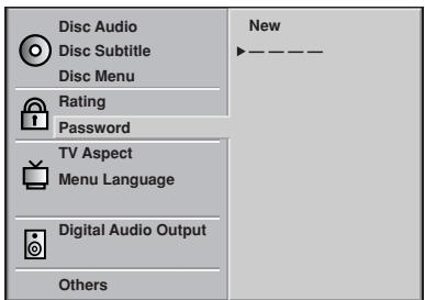 NAD T531 - DEFINITION DE VOTRE MOT DE PASSE (DVD UNIQUEMENT) - 1