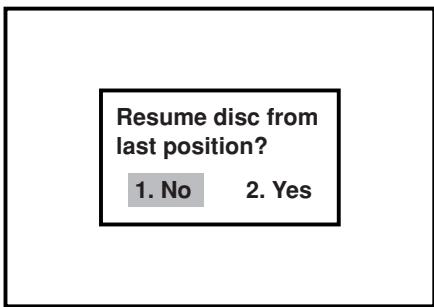 NAD T531 - Chargez le DVD dont les paramètres ont été mis en mémoire. - 1