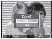 SAMSUNG S760 - ■ Deleting images - 1