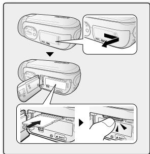 Diagram showing three-step device operation: adding a cable, inserting a device into a folder, and adding a cable to a device with a switch.