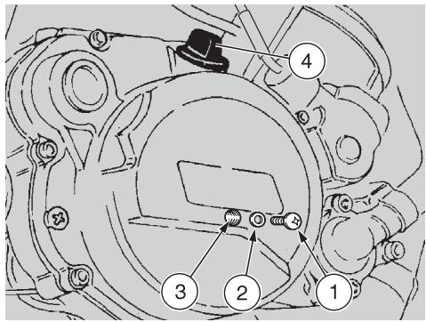 APRILIA RS50 - IMPORTANTE Farsi aiutare da una persona per mantenere il veicolo in posizione verticale con le due ruote appoggiate al suolo. - 2