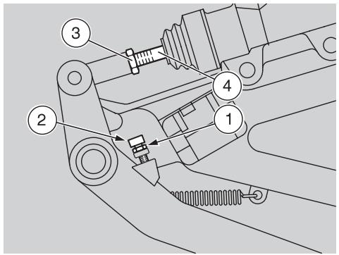 APRILIA RS50 - REGOLAZIONEFRENO POSTERIORE - 1