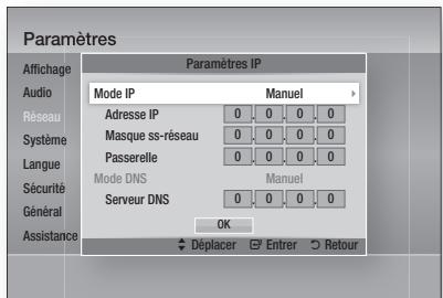 SAMSUNG HT-D5550 - Configuration d'une connexion au réseau sans fil - Manuel - 1