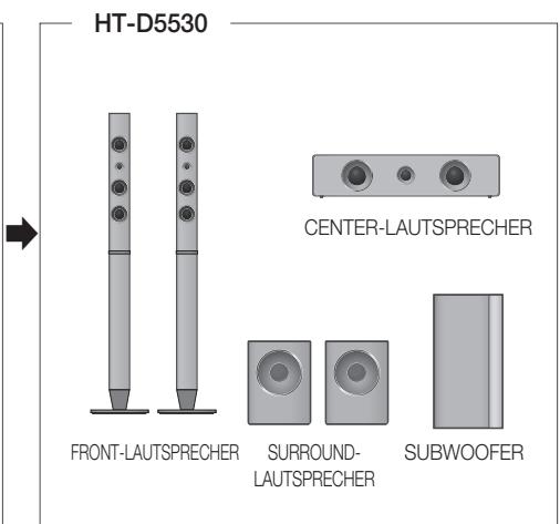 SAMSUNG HT-D5550 - Assembled Speakers - 1
