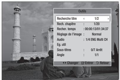 SAMSUNG HT-D5550 - Utilisation du bouton Tools - 2