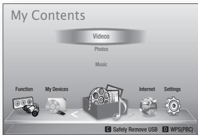SAMSUNG HT-D5550 - Playing back a USB Storage Device - 2