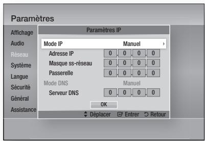 SAMSUNG HT-D5550 - Configuration d'une connexion câblée - Manuel - 1