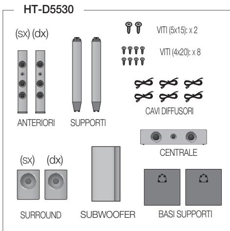 SAMSUNG HT-D5550 - Componenti dei diffusori - 1