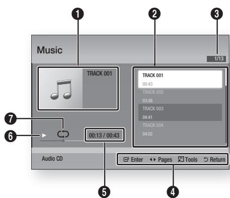 SAMSUNG HT-D5550 - Playing an Audio CD (CD-DA)/MP3 - 1
