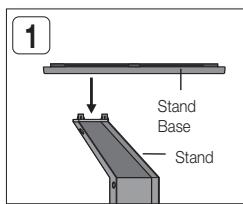 SAMSUNG HT-D5550 - Zum Installieren der Laufsprecher auf dem Tallboy-Stand. - 1