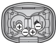 SAMSUNG SR8857 - De batterijnenplaatsen - 2