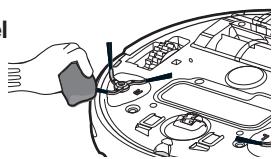 SAMSUNG SR8857 - DE DRAAIENDE ZIJBORSTEL VOOR REINIGING VAN RANDEN REINIGEN - 3