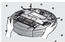 SAMSUNG SR8857 - HET RIJWIEL REINIGEN - 2