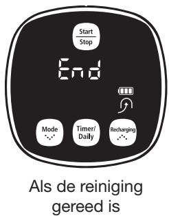 SAMSUNG SR8857 - De functie Reiniging hervatten - 1