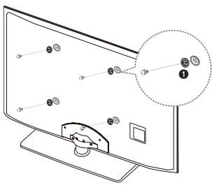 SAMSUNG HE46A - Alternative B. Installera ett vaggstativ fran en annan tillverkare - 1