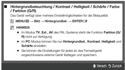 SAMSUNG HE46A - Verwendendes Zoommodus - 1