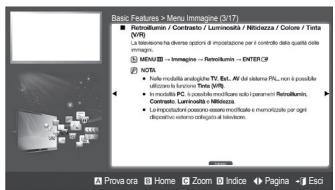 SAMSUNG HE46A - Come visualizzare il manuale elettronico - 3
