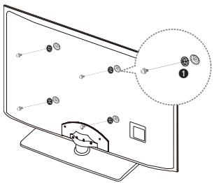 SAMSUNG HE46A - Fall A. Anbringen der SAMSUNG-Wandhalterung - 1